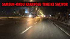 Samsun-Ordu Karayolu Tehlike Saçıyor
