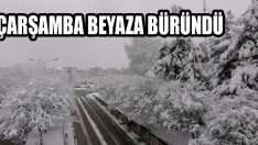 Çarşamba Beyaza Büründü