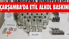Çarşamba’da Etil Alkol Baskını