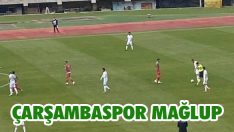 Çarşambaspor Mağlup
