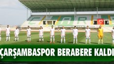 Çarşambaspor Berabere Kaldı