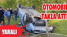 Otomobil Takla Attı: 1 Yaralı
