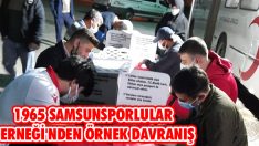 1965 Samsunsporlular Derneği’nden Örnek Davranış
