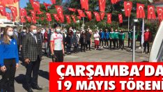 Çarşamba’da 19 Mayıs Töreni