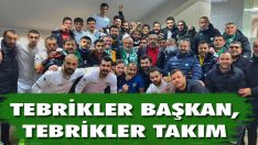 Tebrikler Başkan, Tebrikler Takım