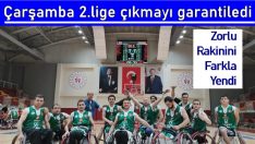 Çarşamba Zorlu Rakibini Farkla Yendi