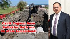 Canik Yağmur Suyu Kollektör Hattı’nın ilk etabı tamamlandı