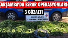 Çarşamba’da Esrar Operasyonları: 3 Gözaltı