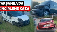 Çarşamba’da Zincirleme Kaza