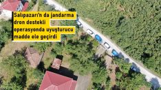 Salıpazarı’nda Jandarma, dron destekli uyuşturucu operasyonu gerçekleştirdi