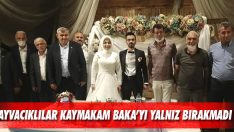 Ayvacıklılar Kaymakam Baka’yı Yalnız Bırakmadı