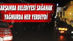 Çarşamba Belediyesi Sağanak Yağmurda Her Yerdeydi