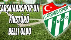Çarşambaspor’un Fikstürü Belli Oldu