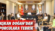 Başkan Doğan’dan Sporculara Tebrik
