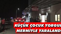 Küçük Çocuk Yorgun Mermiyle Yaralandı