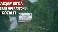 Çarşamba’da Esrar Operasyonu: 1 Gözaltı