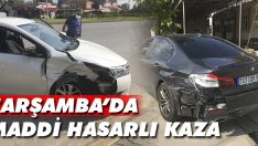 Çarşamba’da Maddi Hasarlı Kaza