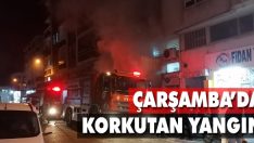 Çarşamba’da Korkutan Yangın