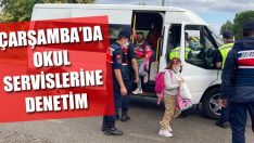 Çarşamba’da Okul Servislerine Denetim