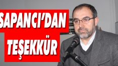 Sapancı’dan Teşekkür