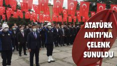 Atatürk Anıtı’na Çelenk Sunuldu