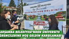 Çarşamba Belediyesi’nden Üniversite Öğrencilerine Hoş Geldin Karşılaması