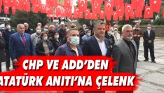 CHP ve ADD’den Atatürk Anıtı’na Çelenk
