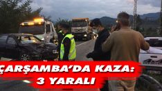 Çarşamba’da Kaza: 3 Yaralı