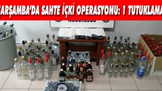 Çarşamba’da Sahte İçki Operasyonu: 1 Tutuklama