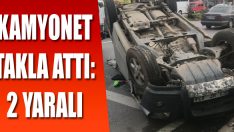Kamyonet Takla Attı: 2 Yaralı