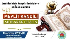 Çarşamba Ziraat Odası – Mevlit Kandili Kutlama