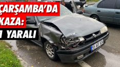 Çarşamba’da Kaza: 1 Yaralı