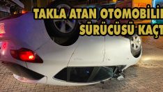 Takla Atan Otomobilin Sürücüsü Kaçtı