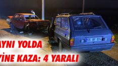 Aynı Yolda Yine Kaza: 4 Yaralı