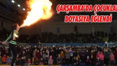 Çarşamba’da Çocuklar Doyasıya Eğlendi