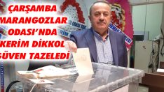 Çarşamba Marangozlar Odası’nda Kerim Dikkol Güven Tazeledi
