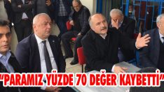 “Paramız Yüzde 70 Değer Kaybetti”