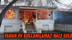 Yanan Ev Kullanılamaz Hale Geldi
