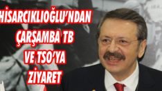 Hisarcıklıoğlu’ndan Çarşamba TB ve TSO’ya Ziyaret