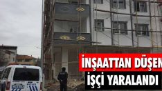 İnşaattan Düşen İşçi Yaralandı