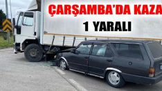 Çarşamba’da Kaza: 1 Yaralı