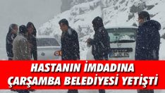 Hastanın İmdadına Çarşamba Belediyesi Yetişti