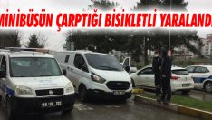 Minibüsün Çarptığı Bisikletli Yaralandı