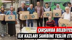 Çarşamba Belediyesi İlk Kazları Sahibine Teslim Etti