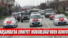 Çarşamba’da Emniyet Müdürlüğü’nden Konvoy