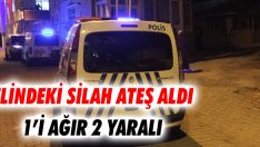 Elindeki Silah Ateş Aldı 1’i Ağır 2 Yaralı