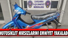 Motosiklet Hırsızlarını Emniyet Yakaladı