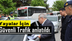Yayalar İçin Güvenli Trafik Anlatıldı
