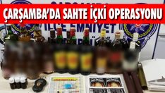 Çarşamba’da Sahte İçki Operasyonu