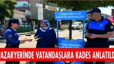 Pazaryerinde Vatandaşlara KADES Anlatıldı